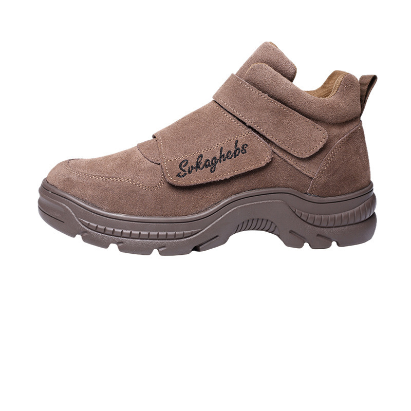 Scarpe antinfortunistiche da lavoro per uomo Spark antispruzzo indistruttibile punta in acciaio uomo stivali antinfortunistici da lavoro Sneaker da costruzione maschile antisfondamento: Brown / 46