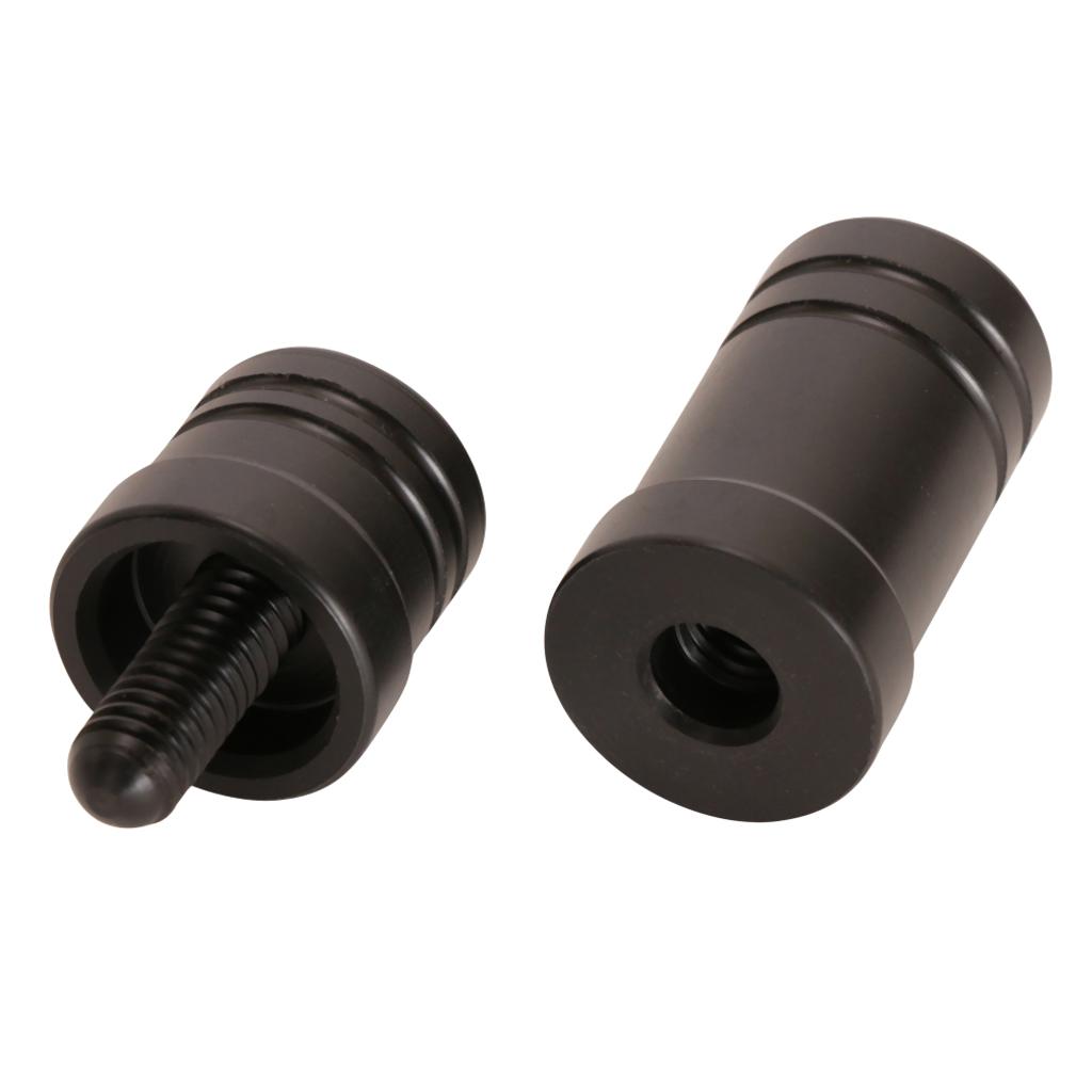 Protectores de Junta para Taco de Billar - 1 Taco - Tamaño 5/16 x 18 - Negro