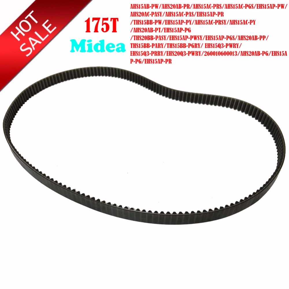 Universell typ bröd maskin remmar 175t 525mm brödtillverkare delar bakmaskinen transportband för midea ahs 15ab- pw / ahs 20ab- pr ...