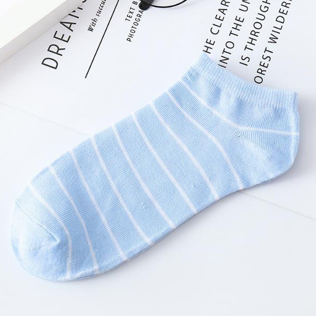 Women Stripe Short Socks Skateboard Colorful Ankel Sock Breathable Comfortable Casual Socks Harajuku #40