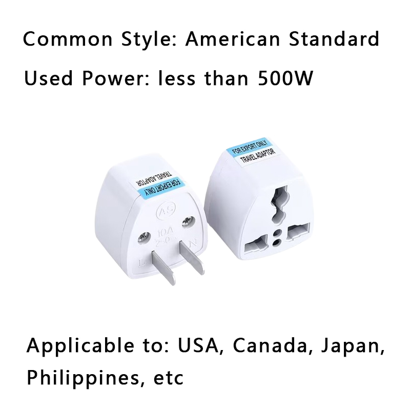 Adaptateur universel AU US UK EU, convertisseur de prise US vers EU, adaptateur de voyage australien KR Euro, prise secteur: Argent