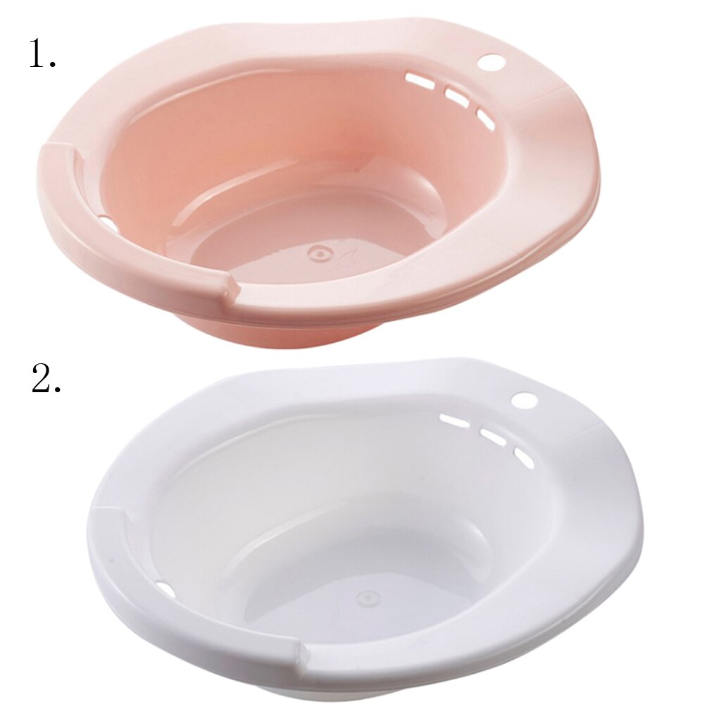 Sitz Bath Over-The-Toilet Perineal Soaking Bath, for Hemorrhoidal Relief, for Pregnant Women