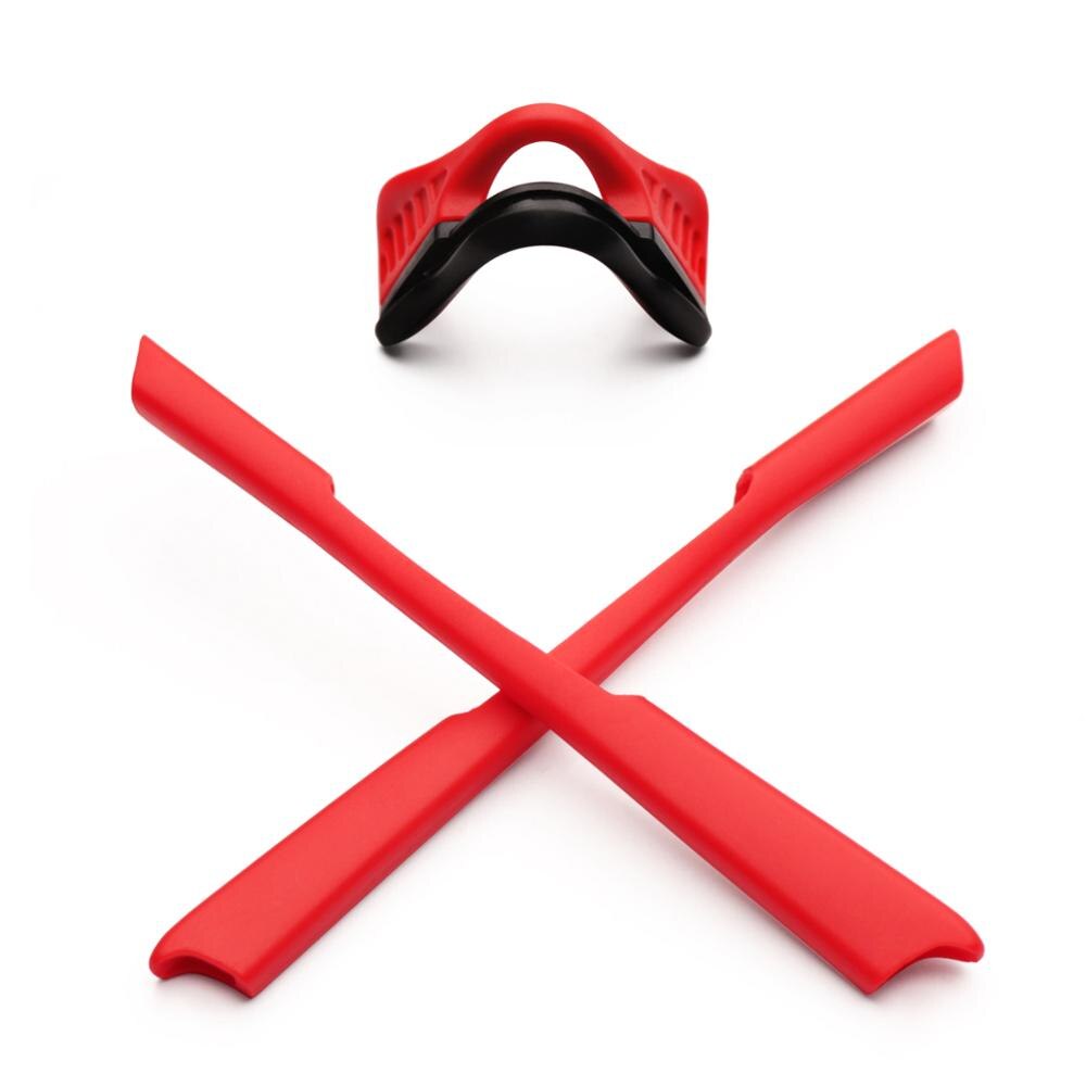 Mryok Rubber Kit Replacement Ear Socks & Nose Pads Pieces for-Oakley M2 Frame Sunglasses: Red kits