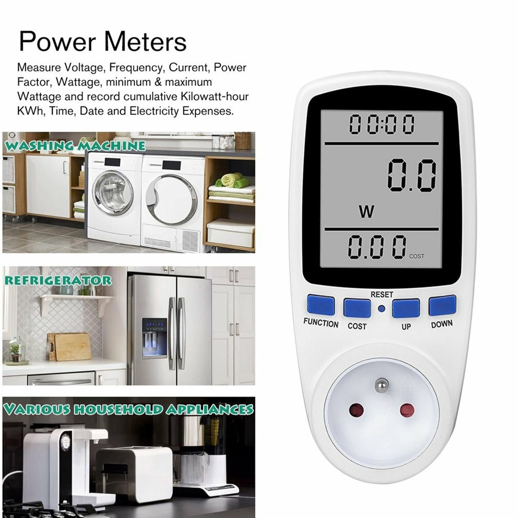 Pm001 Smart Power Metering Socket Portable Billing Socket Smart Metering Device Smart Metering Socket
