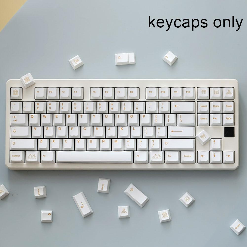 1 Set GMK Minimall Zivilisationen Tastenkappen PBT Farbstoff Subbed Key Caps Profil Keycap Mit ISO Geben 6U 6,5 U 7U spacebar