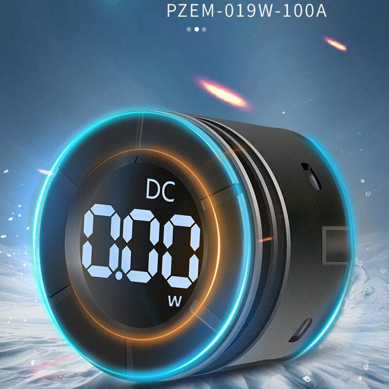 Power Meter Smart LCD DC Digital Display Power Meter DC 0-100A for Automotive Electronics Photovoltaic System