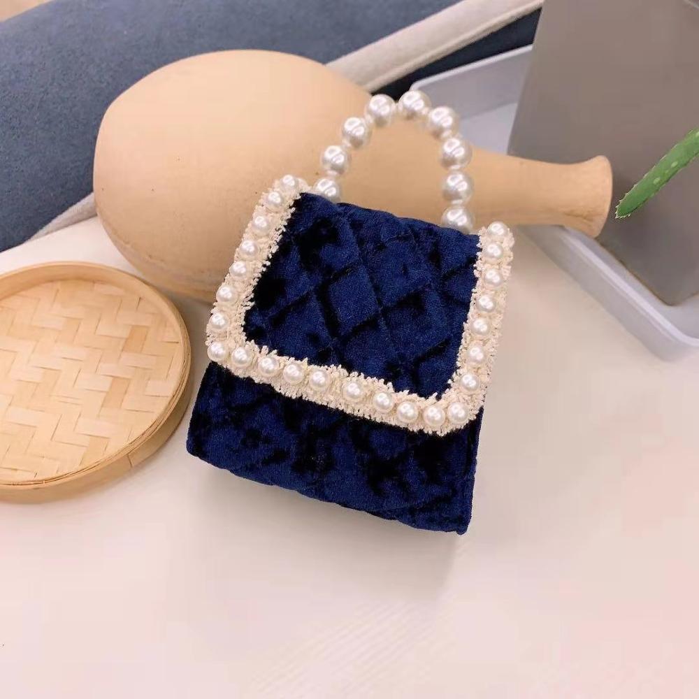 Meisjes Mini Handtas Kinderen Schoudertas Mode Bloem Klinknagel Glitter Metalen Ketting Emmer Kid Flap Bag Shiny Party Baby Portemonnee