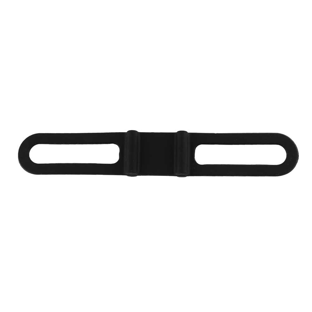 Mount Fix Bicycle Cycle Silicone Flashlight Band Tie Holder Torch Light Phone Fastener Strap Bike Bicycle Elastic Bandage Mobile: Black
