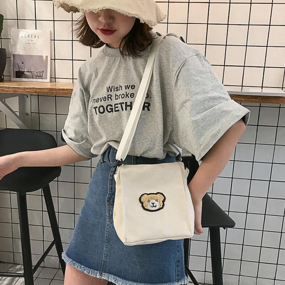 Frauen Nette Quadrat Handtasche Vielseitig Bär Bote Tasche Damen Tasche Brusttasche Schulter Tasche Crossbody Für frauen