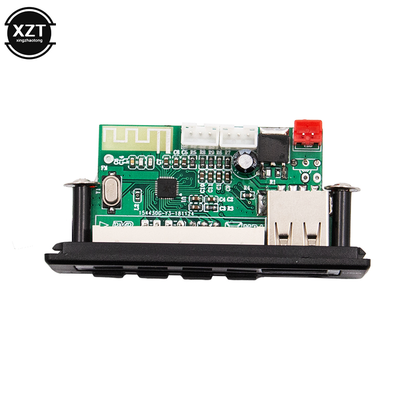 Car Audio USB TF FM Radio MP3 Module Wireless Bluetooth 5.0 12V MP3 WMA Decoder Board MP3 Player with Remote Control For Car