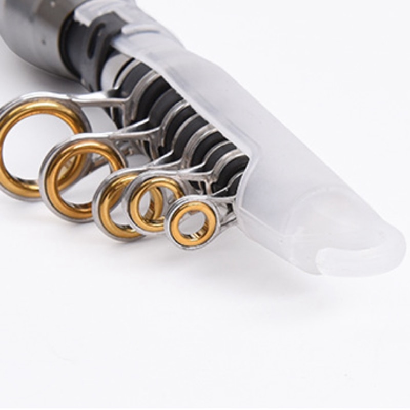 Collapsible Fishing Rod Telescopic Fishing Rod Ultralight Fishing Rod with Portable Retractable Handle 2.1M