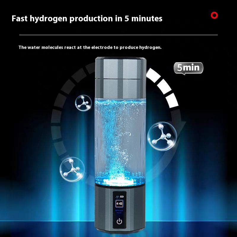 Hurtownia najlepiej sprzedających się SPE PEM USB akumulator przenośny 9800ppb H2 bogaty generator wodoru butelka termos na wodę na prezenty