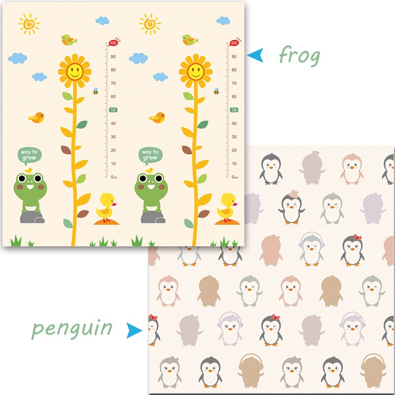 XPE dziecko mata do zabawy mata dla niemowlęcia dwustronna dywan dla dziecka dywan mata rozwojowa dla dzieci Pad do grania w przedszkolu aktywność siłownia: J / 200CMX180CMX1CM