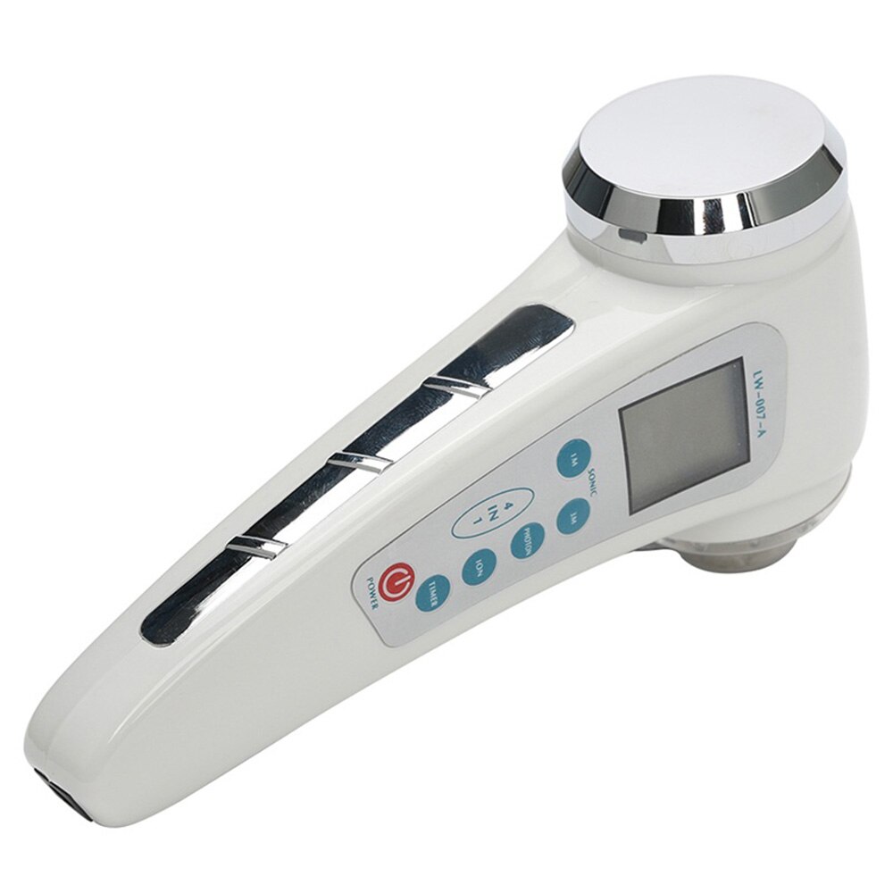 4 in 1 Ultraschall Gesicht Massagegerät 7 Farben LED Licht Gesichts Photon Ultraschall Therapie Hautpflege Körper Schlank Anti Zellulitis schönheit