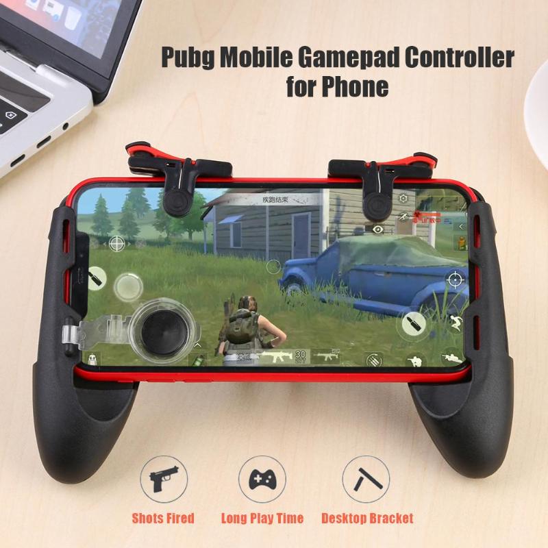 Hot 5 in 1 Gamepad per cellulare per PUBG Mobile Trigger pulsante di fuoco L1R1 Controller sparatutto Joystick obiettivo chiave per gioco di tiro