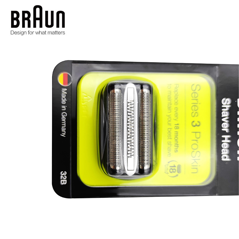 Braun 32B rasoir électrique lame de rasoir série 3 remplacement tête de Cassette coupe-feuille pour rasoir 3000s 3010s 3040s 3050cc 3070cc