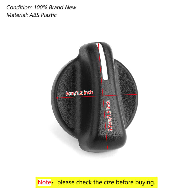 5011218AA Control Knob Heater Fan Speed Accessories Car Interior Black