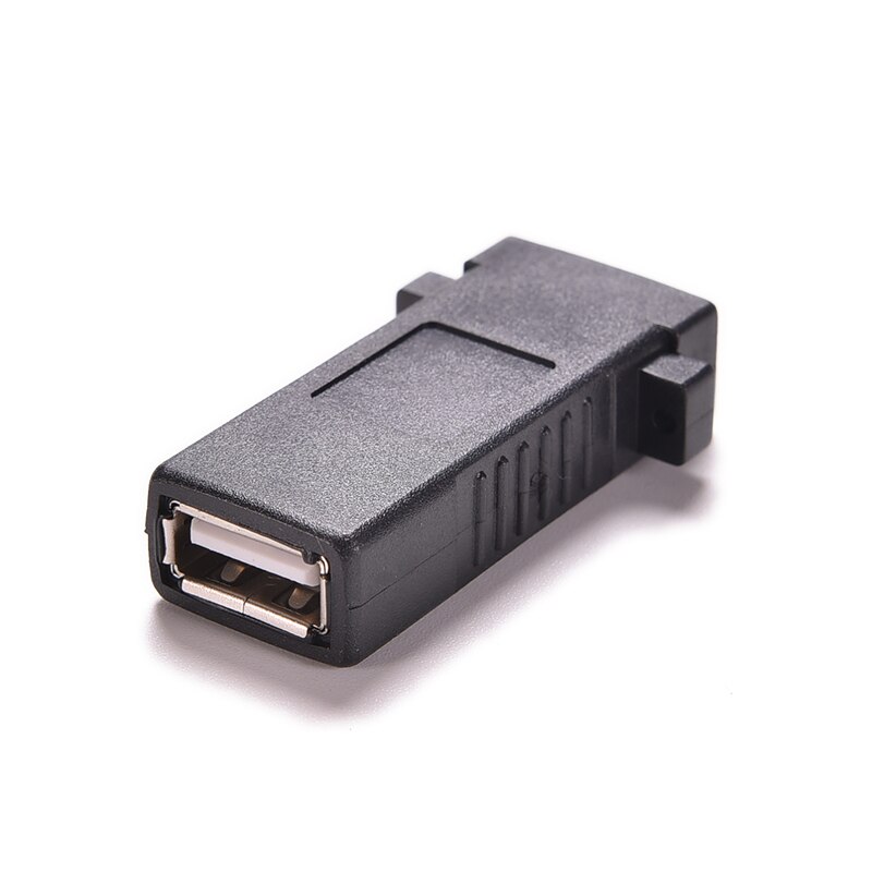 Wall Plate Plug Standard USB 2.0 Female Coupler Cord Connector JETTING USB Female to Female Panel Mount Adapter