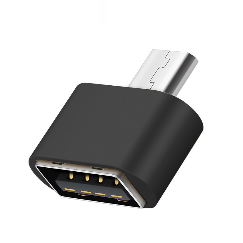Daten Tragbare OTG Konverter Mikro USB Stecker Auf USB 2,0 Weibliche Adapter für Android Telefon Digital Kameras für PDAs USB Blitz Disk: schwarz