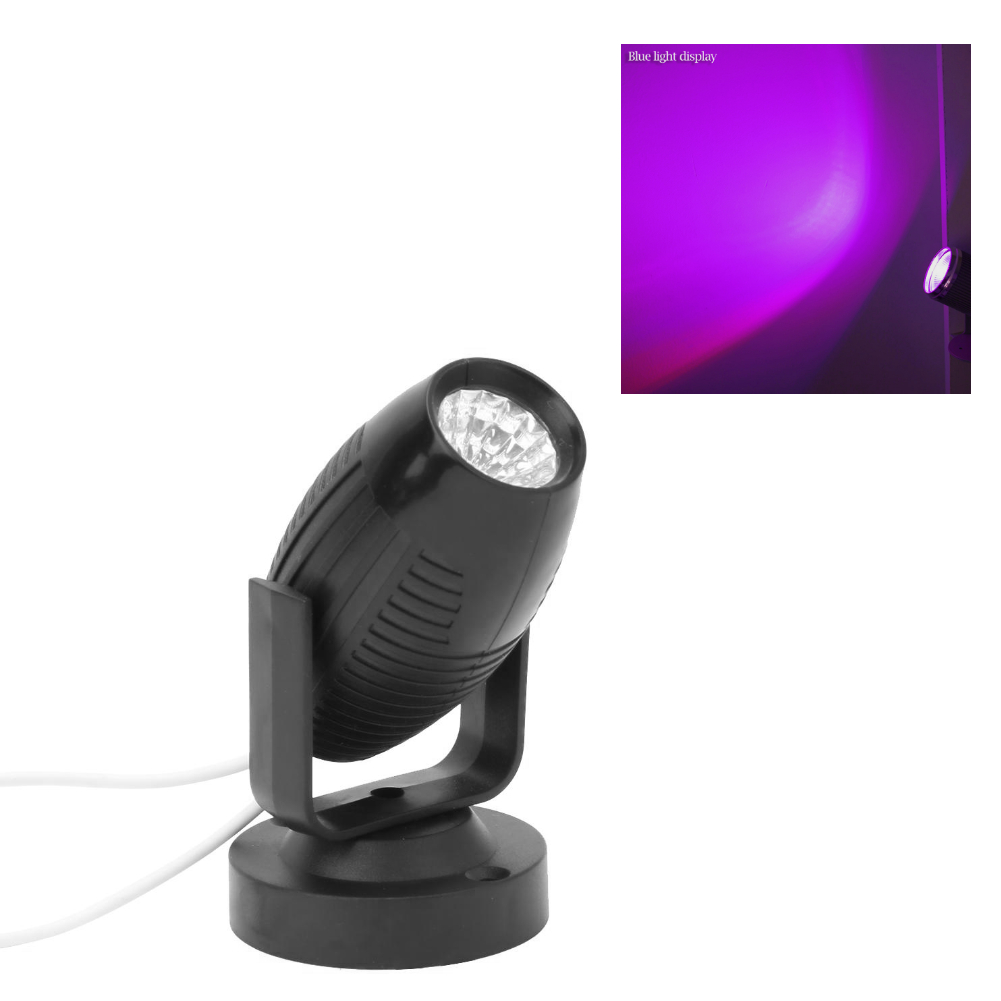 RGB 1W Led Bühne Scheinwerfer Leichte, Tragbare Lampe 360 ° Weiche Geburtstag Party Dance Boden Strahler Disco Bar KTV DJ Beleuchtung: Dark Grau