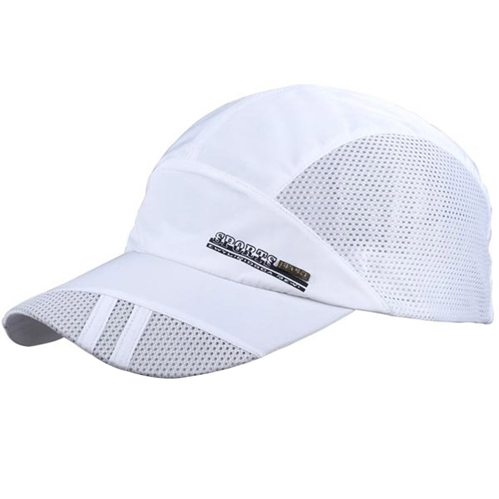 Breathable Mesh Sun Hats Cap Quick Drying Hats For Men Blue gray: NO2