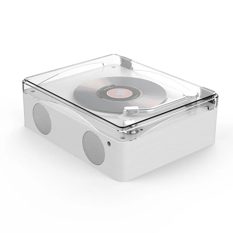 CD PlayerBluetooth 5.0Built-in SpeakerHIFI Portable Music PlayerBuilt-in SpeakerHigh-capacity BatteryInfrared Remote Control: WHITE