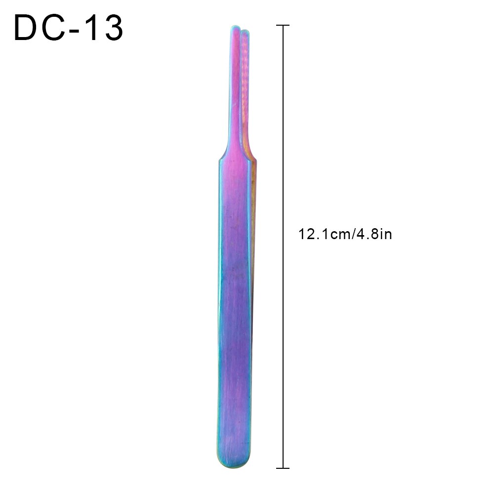 Stainless Steel Nail Clipper Cutter Scissor Rainbow Tweezer Clipper Dead Skin Remover Edge Cutter Plier Manicure Nail Art Tools: DC13