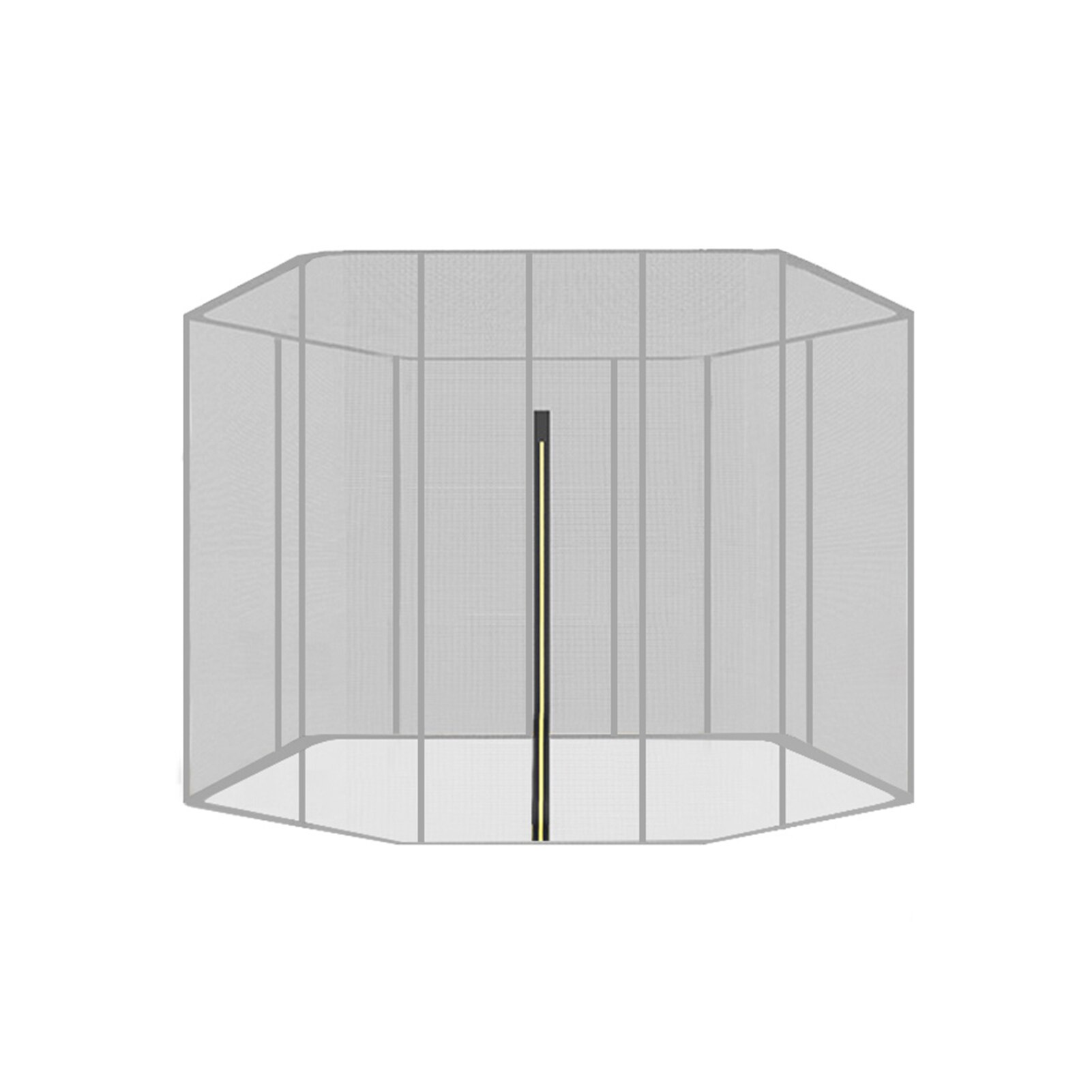 66.93in Trampoline Enclosure Durable PP Safe Nylon Trampoline Protection Net For Outdoor Children Injury Prevention: 8