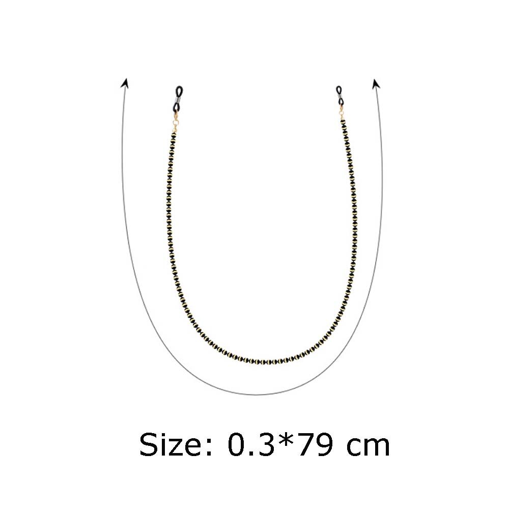 Collar de cuerda colgante para mascarilla facial, soporte ajustable para gafas, sin huellas, con dos ganchos y hebillas,