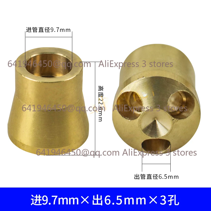 1PC Brass Liquid Distributor Refrigerant Distributor for Air Conditioner Refrigerator Diverter Copper Joint Refrigeration Parts