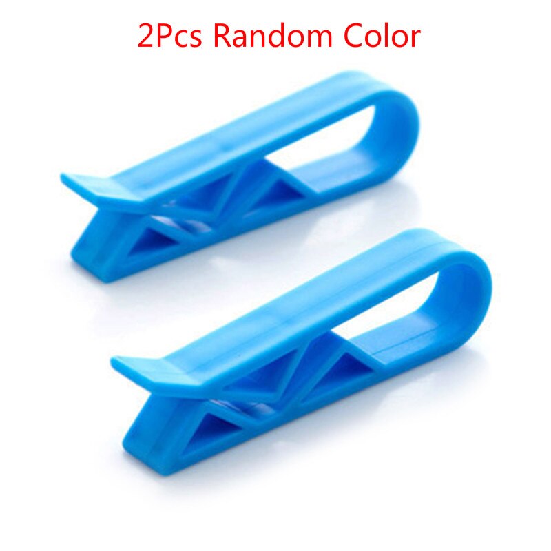 2Pcs Trash Can Clips Plastic Useful Household Garbage Can Organizer Clip Slip-Proof Dustbin Clip Kitchen Accessories: Default Title