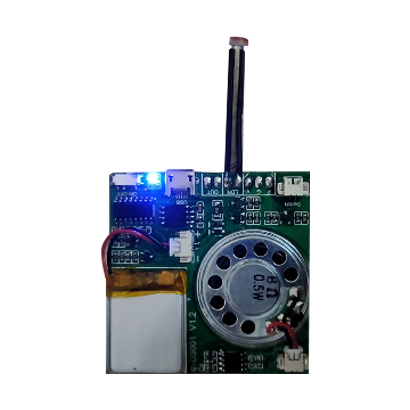 Módulo de grabación de voz de sonido Musical 48s con batería de litio recargable de 4,2 V para tarjeta de felicitación DIY, Chip de llamada de sonido, herramienta Musical