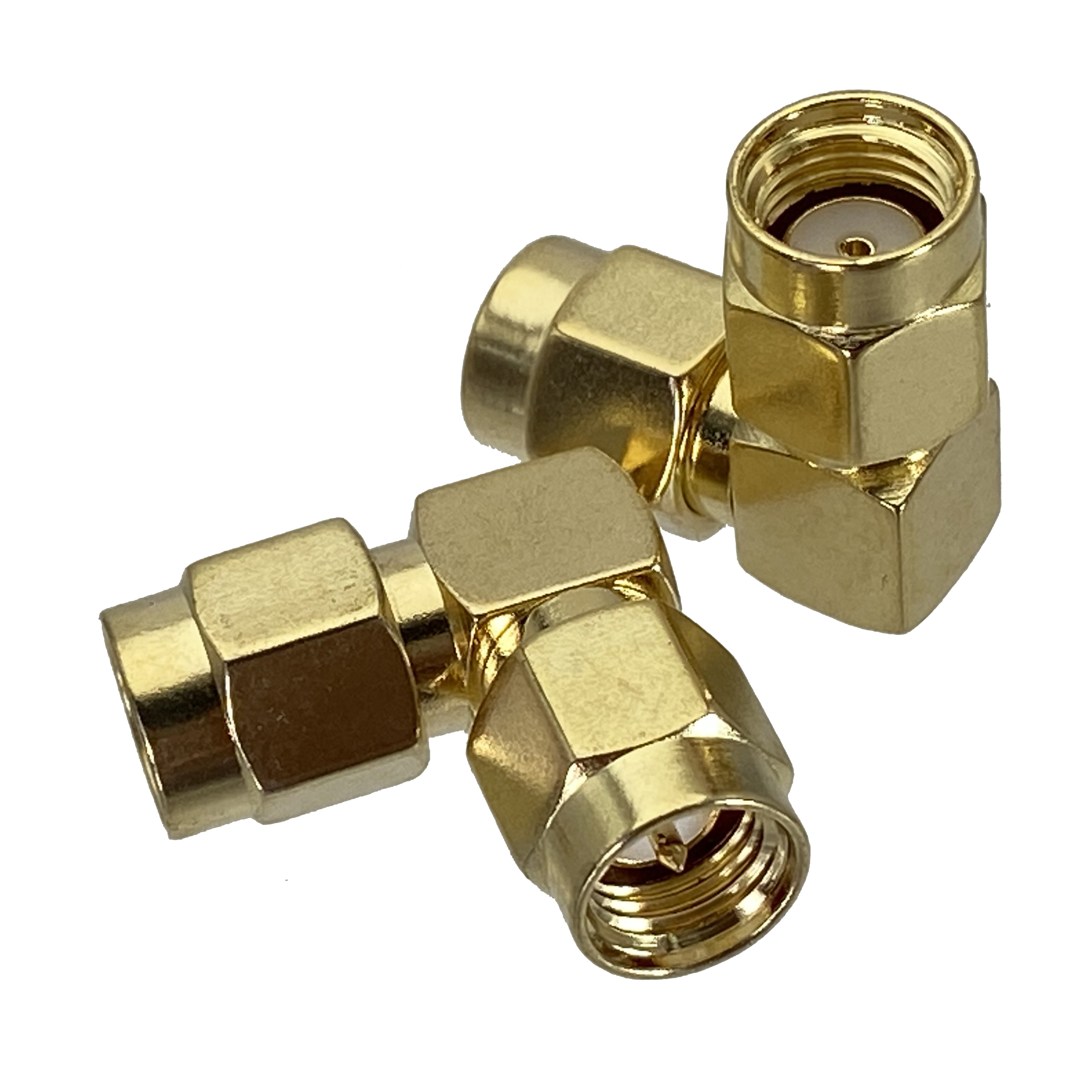 Adaptador SMA/RP-SMA a SMA/RPSMA enchufe macho y conector hembra conector Coaxial RF recto y de ángulo recto 1 Uds