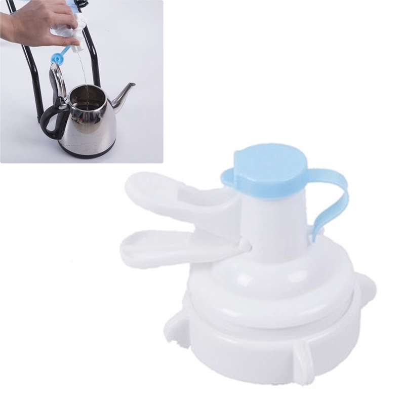 Plastpump för sportvattenflaskor med dammtät lock dricksvattenflaskor campingautomater  j2y: Default Title