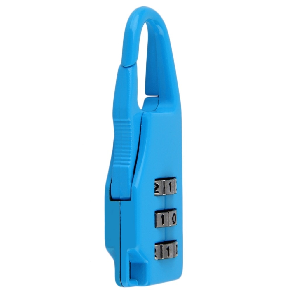 Coffre-fort en alliage de zinc, 1 pièce, combinaison sécurité 3 sac à bagages valise de voyage Code serrure à glissière cadenas boîtes à bijoux