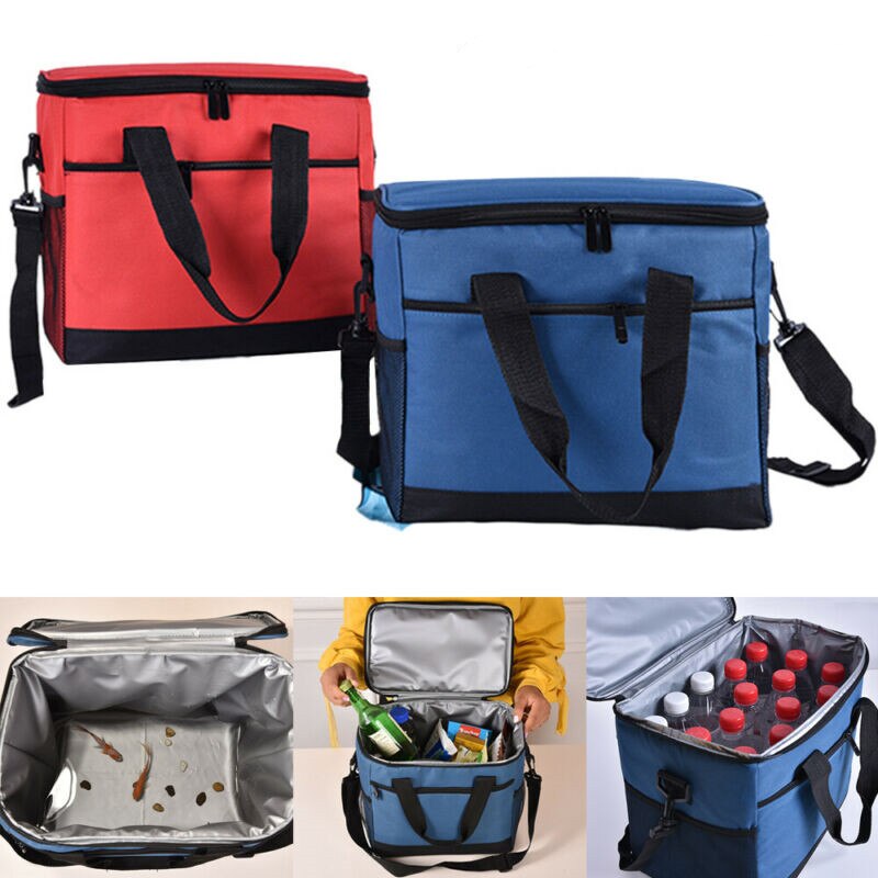 Waterproof Camping Picnic Bags Insulated Lunch Bag Leakproof Thermal Lunch Box Cooler Tote Food Container