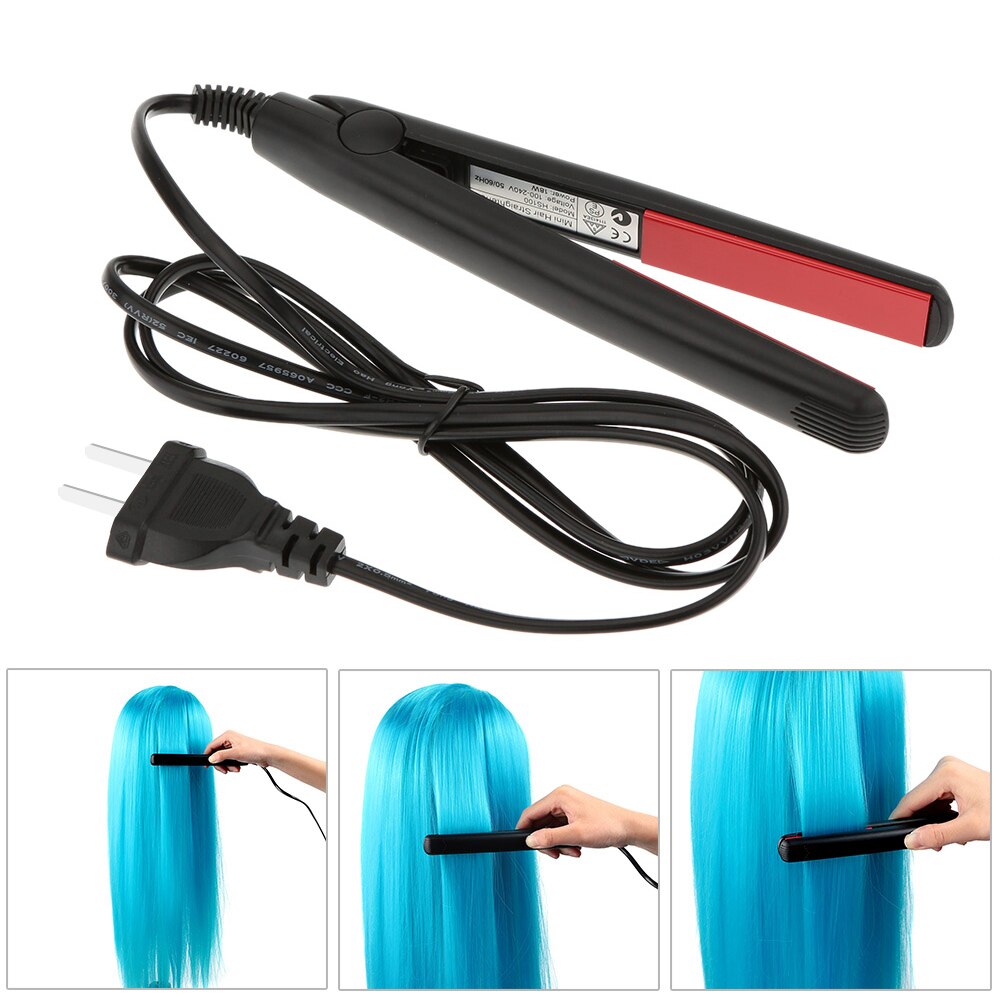 18w mini glattejern 100-240v bærbare rejse glattejern til hårstyler gør-det-selv-hårstylerværktøj