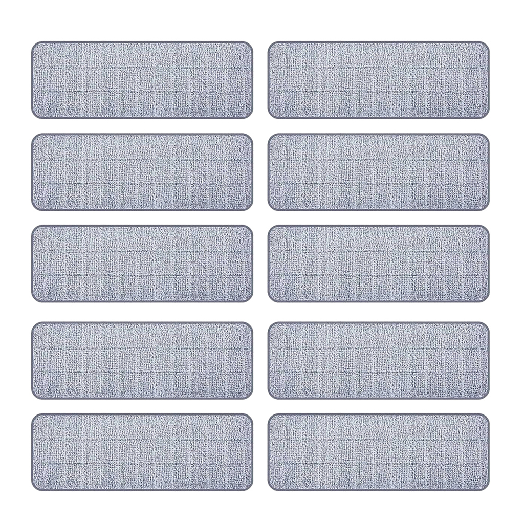 Microfibre Spray Mop Refill Cleaning Pads Washable Floor Cleaner Pad Cloth: 10pcs