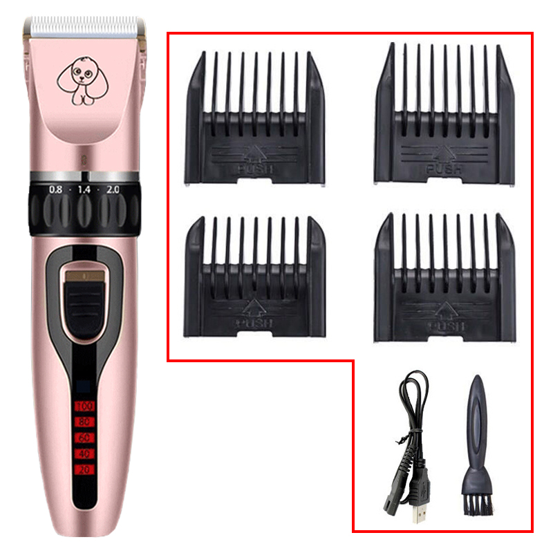Pet Clipper Voor Honden Tondeuse Elektrische Hond Clipper Kat/Konijn Grooming Tool Haar Machine Remover Kapsel Voor Dieren: R-Power New C