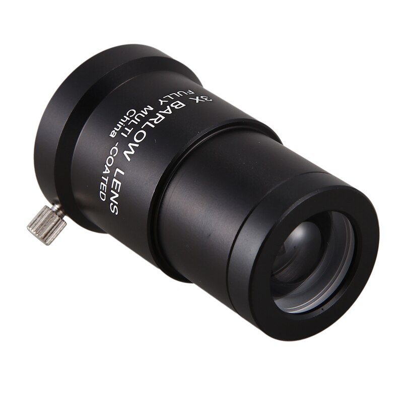 Aluminium Legering 3X Astronomische Telescoop Oculair Barlow Lens 1.25Inch Astronomische Telescoop Camping Accessoires