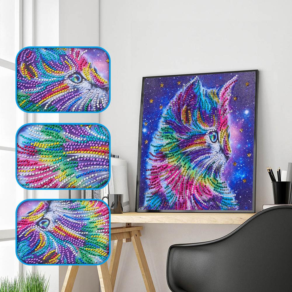 Special Shape Diamond Painting DIY 5D Part Diamond Cross Stitch Kit Crystal Rhinestone embroidery Art