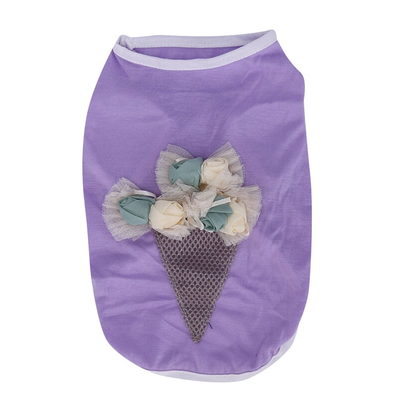 Vêtements pour chiens chiot d'été gilet chiot chat chien vêtements respirant T-shirt vêtements vêtements chien chemise