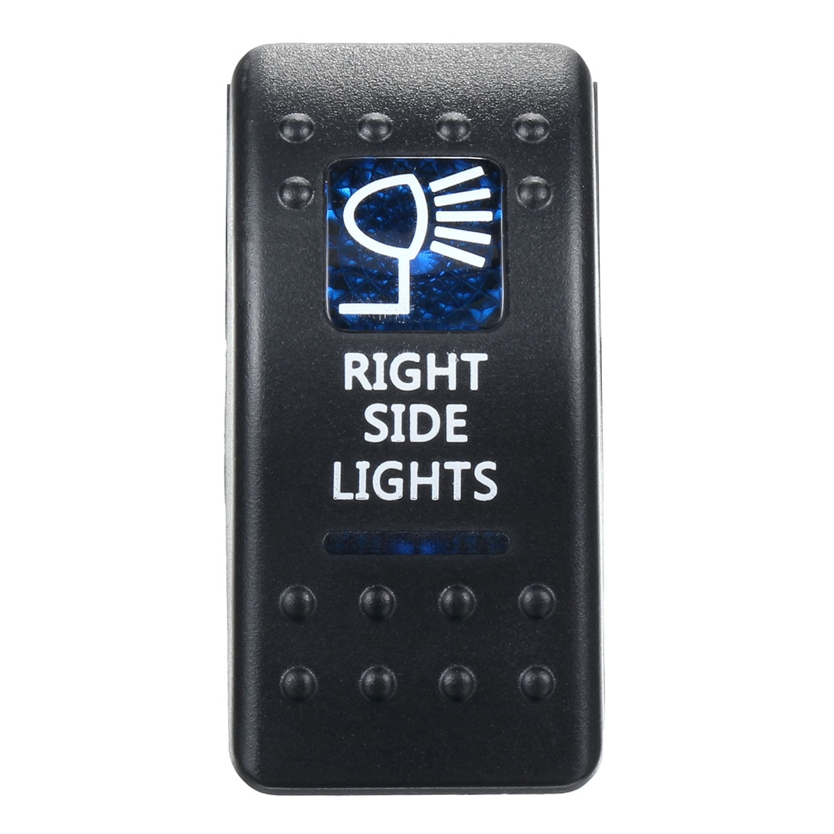 1 stücke 12V 24V Auto Stiefel Wohnwagen Rocker Schalter Wasserdicht Rocker schalten Dual Blau LED Licht Bar 4x4