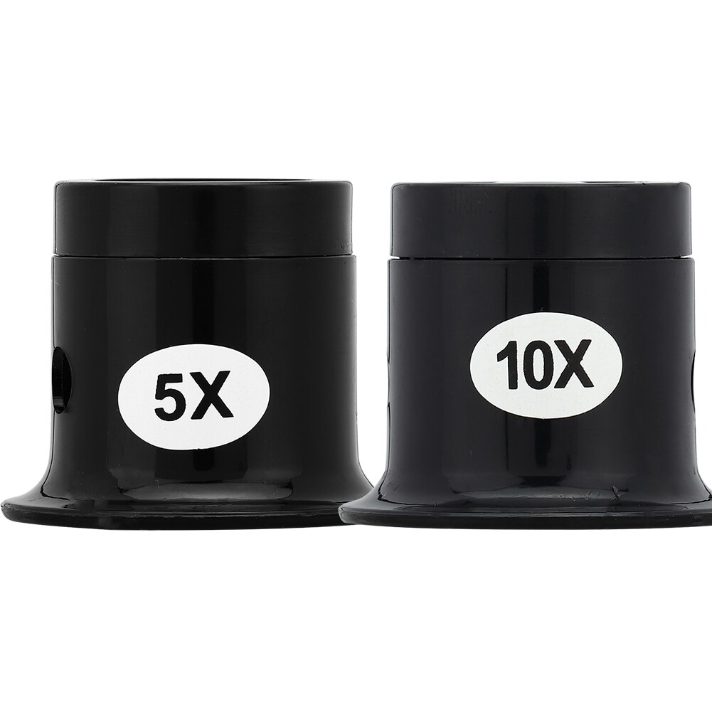 5X 10X Monocular Magnifier Eye Loupe Lens Loop Magnifying Optical Glass Plastic Jewelry Watch Repair Tool for Jeweler Watchmaker