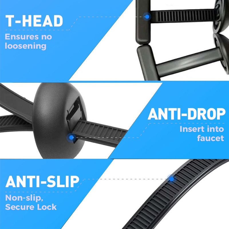 100/50/20 szt. Samochodowe nylonowe opaski kablowe, klipsy mocujące, zaciski do węży samochodowych, samozaciskowe, wielokrotnego użytku, nylonowe opaski kablowe