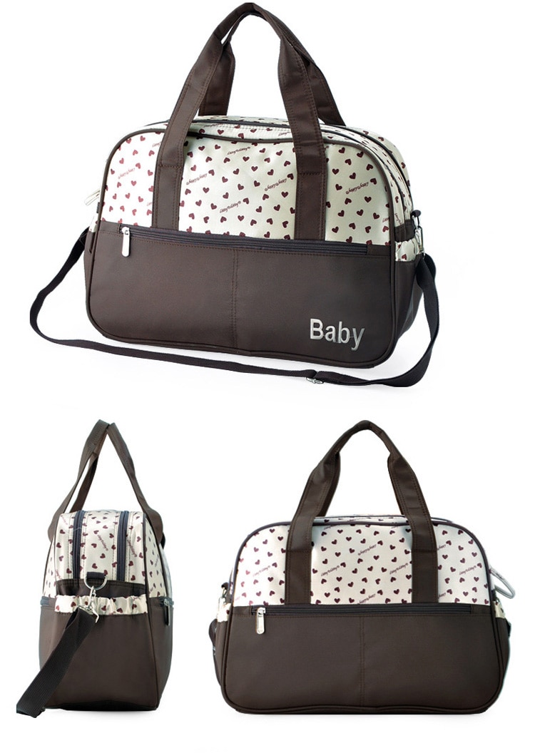Discount! Diaper Bag backpack polka dot diaper bag back waterproof nappy changing set washable Maternity bag