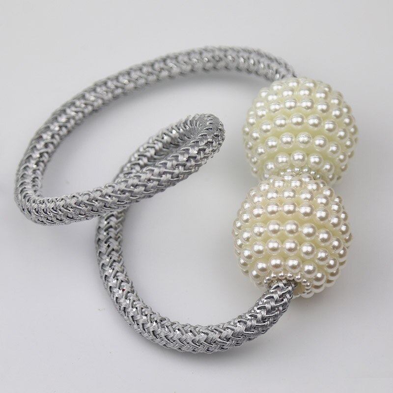 Star Curtain Broach Home Room Curtain Buckle Luck Star Curtain Decoration Accessories Magnetic Tie Back Holder Europe Style: gray 2Pcs