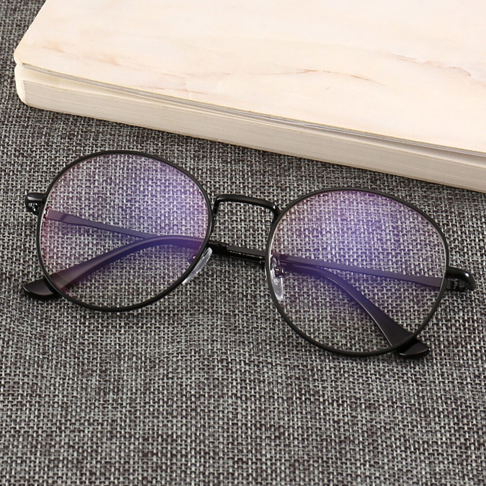 Zwarte Bril Mobiele Telefoon Bril Straling Blauw Licht Mannen Vlakke Spiegel Computer Bril Anti Blue Ray Clear Lens Bril: Black