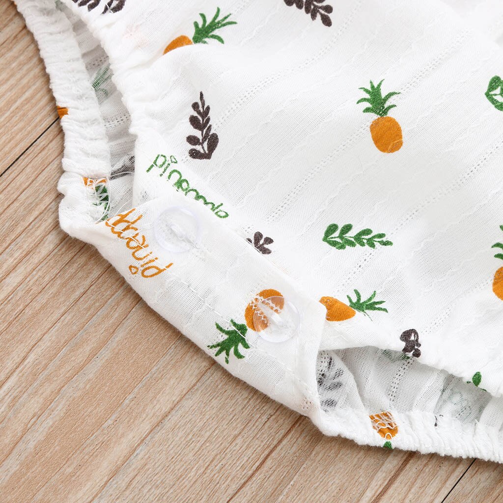 Baby Jongens Meisjes Rompertjes Ananas Print Jumpsuit Kleding Baby Meisje Romper Zomer Baby Jumpsuit Pasgeboren