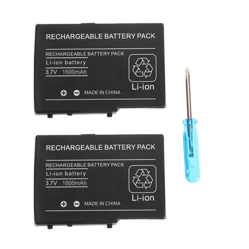 Batería de 1600mah para DS Lite para Nds para batería de iones de litio recargable Ndsl 3,7 V: Azul oscuro
